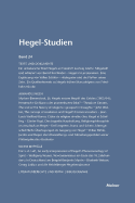 Hegel-Studien / Hegel-Studien