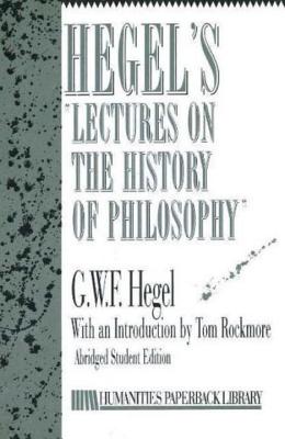 Hegel's Lectures on History of Philosophy - Hegel, Georg Wilhelm Friedrich