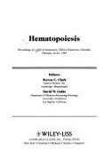 Hematopoiesis: Proceedings of a UCLA Symposium Held at Tamarron, Colorado, February 20-26, 1989