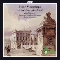 Henri Vieuxtemps: Cello Concertos Nos. 1 & 2 - Wen-Sinn Yang (cello); Evergreen Symphony Orchestra; Gernot Schmalfuss (conductor)