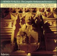 Henry Purcell: The Complete Anthems and Services, Vol. 1 - Charles Daniels (tenor); James Bowman (counter tenor); Jerome Finnis (treble); Michael George (bass);...