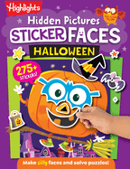 Hidden Pictures Sticker Faces: Halloween: Halloween Crafts Activity Book with Pumpkin Faces and Over 200 Silly Make-A-Face Stickers, Halloween Gift for Kids Ages 36