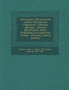 Hieronymi Chronicorum: Codicis Floriacensis Fragmenta, Leidensia, Parisina, Vaticana Phototypice Edita (Classic Reprint)