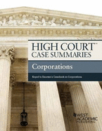 High Court Case Summaries, Corporations (Keyed to Bauman)
