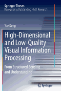 High-Dimensional and Low-Quality Visual Information Processing: From Structured Sensing and Understanding