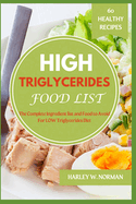 High Triglycerides Food List: The Complete Ingredient list and Food to Avoid For High Triglycerides Diet