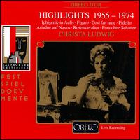 Highlights 1955 - 1974 - Christa Ludwig (vocals); Edith Mathis (vocals); Franz Crass (vocals); Irmgard Seefried (vocals); James King (vocals);...