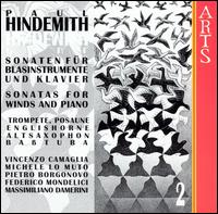 Hindemith: Sonatas for Wind and Piano, Vol. 2 - Federico Mondelci (sax); Massimiliano Damerini (piano); Michele Lo Muto (trombone); Pietro Borgonovo (horn);...