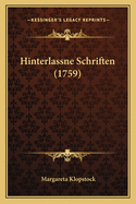 Hinterlassne Schriften (1759)
