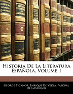 Historia de La Literatura Espanola, Volume 1