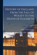 History of England From the Fall of Wolsey to the Death of Elizabeth; Volume I