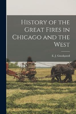 History of the Great Fires in Chicago and the West - Goodspeed, E J