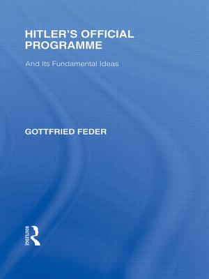 Hitler's Official Programme  RLE Responding to Fascism - Feder, Gottfried