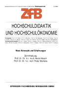 Hochschuldidaktik Und Hochschulkonomie: Neue Konzepte Und Erfahrungen