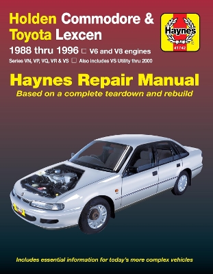 Holden Commodore & Toyota Lexcen Automotive Repair Manual - Imhoff, Tim