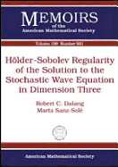 H'Older-Sobolev Regularity of the Solution to the Stochastic Wave Equation in Dimension Three