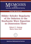 H'Older-Sobolev Regularity of the Solution to the Stochastic Wave Equation in Dimension Three - Dalang, Robert C