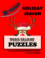 Holiday Season Word Search Puzzles