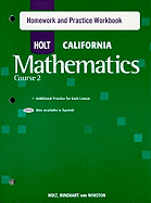 Holt Mathematics: Homework and Practice Workbook Course 2