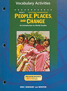 Holt People, Places, and Change Eastern Hemisphere Vocabulary Activities: An Introduction to World Studies