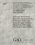 Homeland Security: Actions Needed to Improve Response to Potential Terrorist Attacks and Natural Disasters Affecting Food and Agriculture
