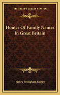 Homes of Family Names in Great Britain