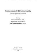Homosexuality/Heterosexuality: Concepts of Sexual Orientation