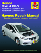 Honda Civic (12-15) & CR-V (12-16) Haynes Manual (USA): 2012-16