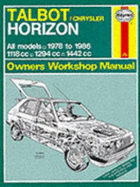 Horizon owners workshop manual