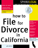 How to File for Divorce in California