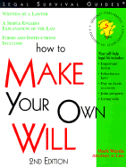 How to Make Your Own Will - Warda, Mark, J.D., and Alvarez, Camila F (Translated by)