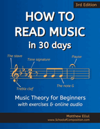 How to Read Music in 30 Days: Music Theory for Beginners - with exercises & online audio