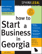 How to Start a Business in Georgia, 4e
