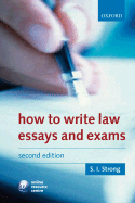 How to Write Law Essays and Exams