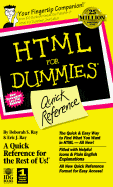 HTML for Dummies Quick Reference - Ray, Eric J, and Ray, Richard, Jr., and Ray, Deborah