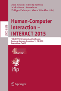Human-Computer Interaction - Interact 2015: 15th Ifip Tc 13 International Conference, Bamberg, Germany, September 14-18, 2015, Proceedings, Part II