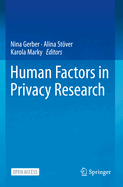 Human Factors in Privacy Research