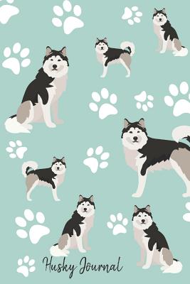 Husky Journal: Cute Dog Breed Journal Lined Paper - Stationary, Happytails