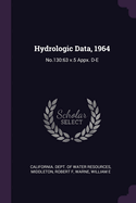 Hydrologic Data, 1964: No.130:63 v.5 Appx. D-E