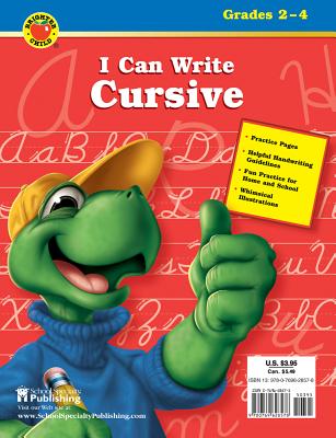 I Can Write Cursive, Grades 2 - 4 - Brighter Child (Compiled by)