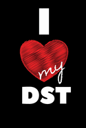 I Love My DST - Delta Sigma Theta - Greek Journals - Divine 9: 6x9 Blank Journal/Notebook