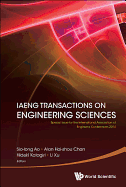 Iaeng Transactions on Engineering Sciences: Special Issue for the International Association of Engineers Conferences 2014