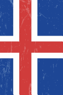 Iceland Flag Journal: Iceland Travel Diary, Icelandic Souvenir, Lined Journal to Write in