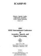 IEEE Conference on Acoustics, Speech and Signal Processing 1993