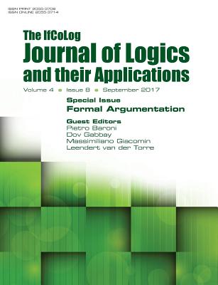 Ifcolog Journal of Logics and their Applications Volume 4, number 8. Formal Argumentation - Baroni, Pietro (Guest editor), and Gabbay, Dov (Guest editor), and Giacomin, Massimilino (Guest editor)