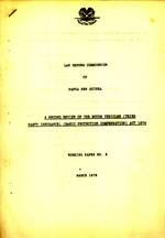 A Second Review of the Motor Vehicles (Third Party Insurance) (Basic Protection Compensation) Act 1974 (Working Paper, 8)
