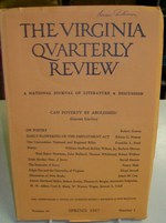 The Virginia Quarterly Review: a National Journal of Literature & Discussion: Volume 43, Number 2, Spring 1967