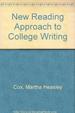 A New Reading Approach to College Writing