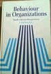 Behaviour in Organizations: South African Perspectives