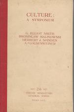 Culture: a Symposium the Diffusion Controversy (Psychic Miniatures General Series, #18)